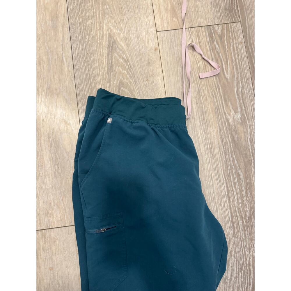 Figs Women's High Waisted Zamora 3XL Jogger Pants Teal - Picture 2 of 5